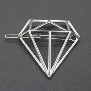 NEW Silver Diamond Hair Clip